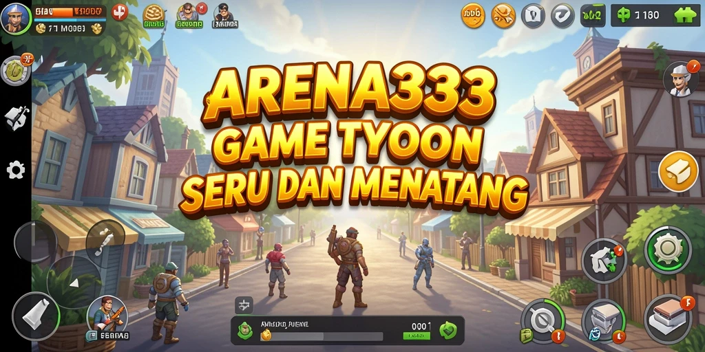Tampilan gameplay menarik dari ARENA333 dengan berbagai pilihan bisnis.