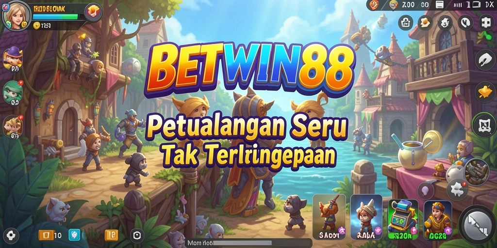 Gameplay seru dalam petualangan BETWIN88 dengan karakter yang beragam.