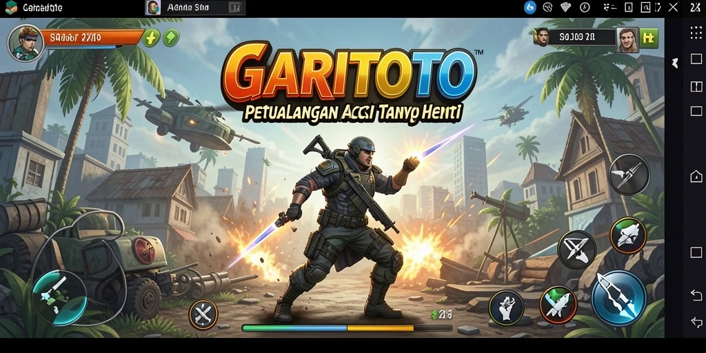 Tangkapan layar dari gameplay seru GARITOTO yang penuh aksi.