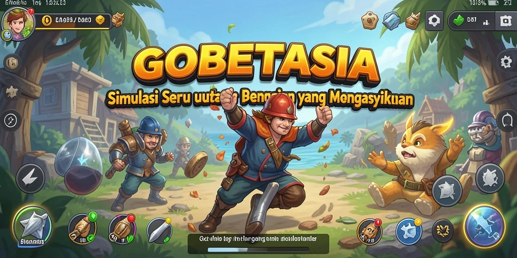 Tangkapan layar GOBETASIA menampilkan gameplay yang realistis dan menarik.