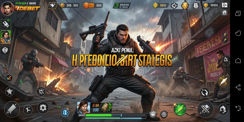 Tampilan gameplay IDEBET dengan aksi seru yang mendebarkan.