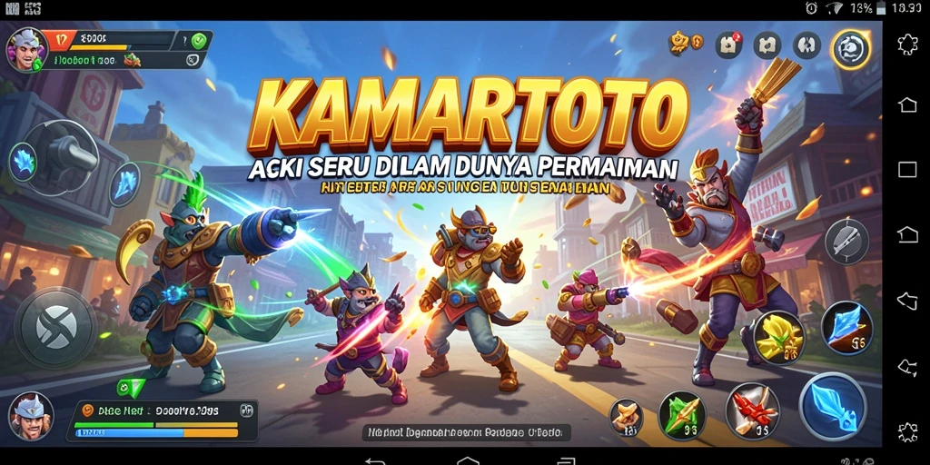 Tampilan gameplay seru KAMARTOTO dengan aksi mendebarkan.