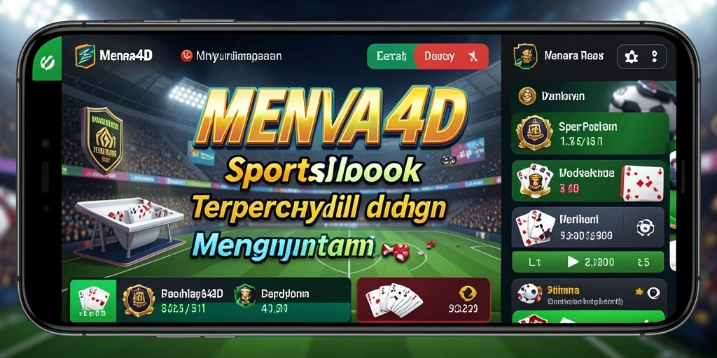 Tangkapan layar utama MENARA4D menunjukkan aksi taruhan olahraga yang menarik.