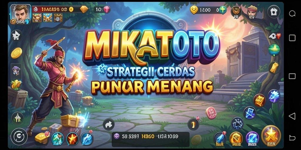 Tampilan strategi menarik dalam gameplay MIKATOTO.