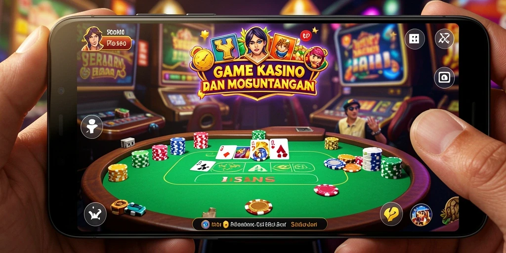 Tampilan gameplay seru PP7 dengan berbagai permainan Kasino.