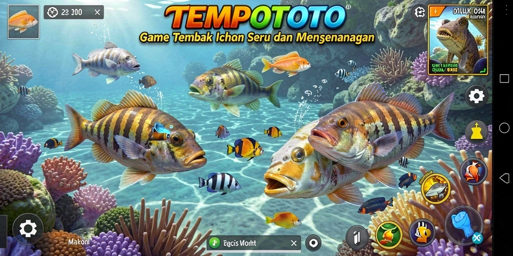Gameplay seru dengan tembak ikan yang memukau.