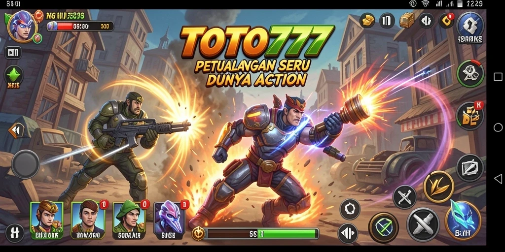 Screenshot gameplay TOTO777 menampilkan aksi dan petualangan seru.